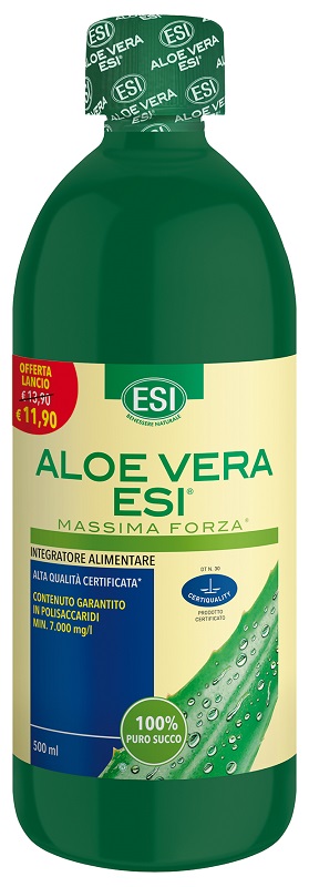 ESI ALOE VERA SUCCO MASSIMA FORZA 500 ML OFFERTA - Farmafamily.it