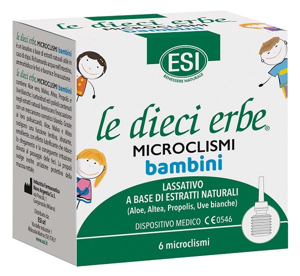 ESI LE DIECI ERBE 6 MICROCLISMI BAMBINI - Farmafamily.it