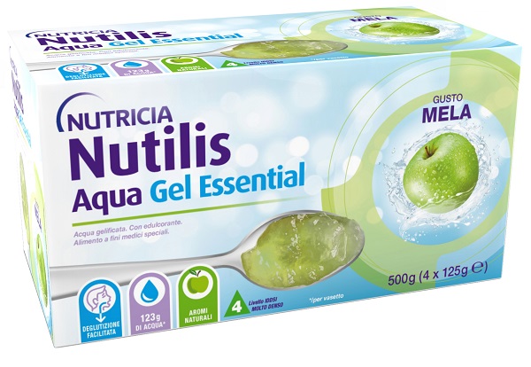 NUTILIS AQUA GEL MELA 4 PEZZI DA 125 G - Farmafamily.it
