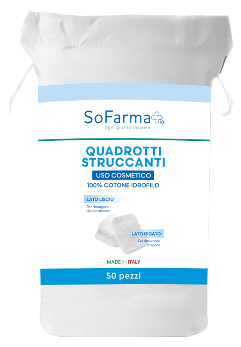 QUADROTTI STRUCCANTI 50 PEZZI SOFARMAPIU' - Farmafamily.it