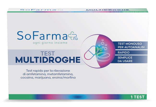 TEST AUTODIAGNOSTICO RAPIDO MULTIDROGHE SOFARMAPIU' - Farmafamily.it