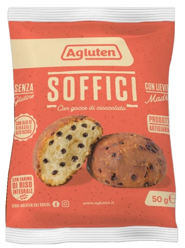 AGLUTEN SOFFICI GOCCE DI CIOCCOLATO 50 G - Farmafamily.it