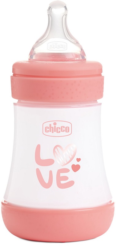CHICCO BIBERON P5 150ML SLOW SILICONE GIRL - Farmafamily.it