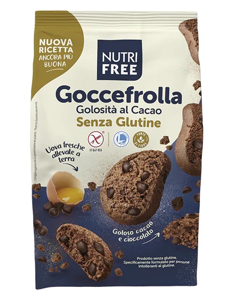 NUTRIFREE GOCCEFROLLA GOLOSITA' AL CACAO 300 G - Farmafamily.it