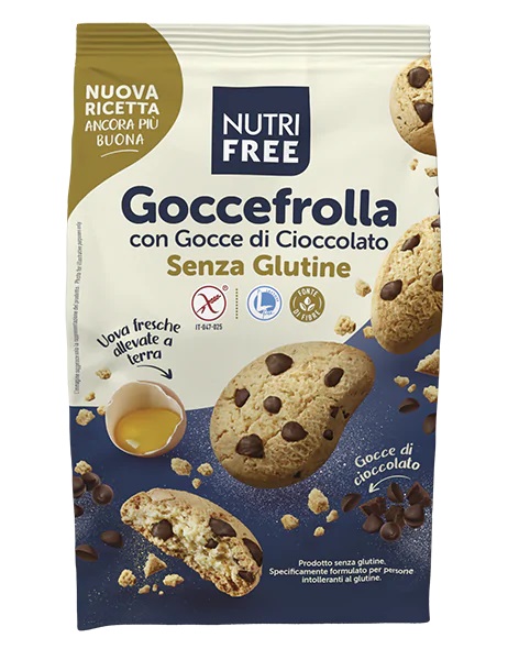 NUTRIFREE GOCCEFROLLA CON GOCCE DI CIOCCOLATO 300 G - Farmafamily.it