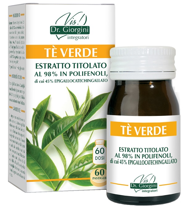 TE VERDE ESTRATTO TITOLATO 30 G 60 PASTIGLIE - Farmafamily.it