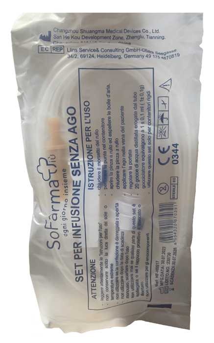 DEFLUSSORE SENZA AGO GAUGE 21 SOFARMAPIU' - Farmafamily.it