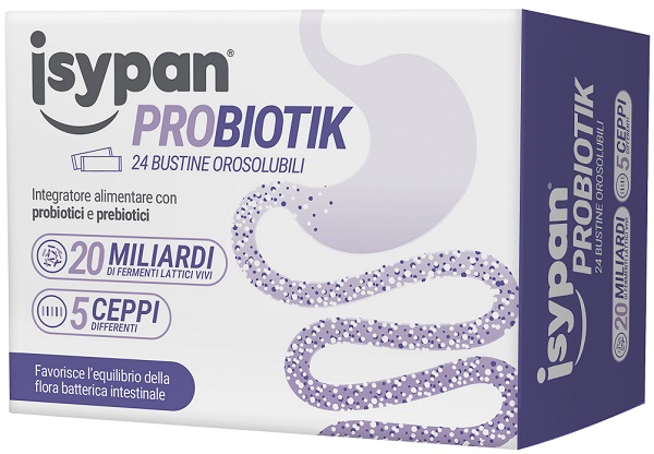 ISYPAN PROBIOTIK 24 BUSTINE OROSOLUBILI 1 G - Farmafamily.it
