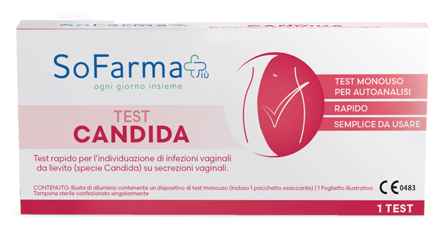 TEST AUTODIAGNOSTICO CANDIDA ALBICANS SOFARMAPIU' - Farmafamily.it