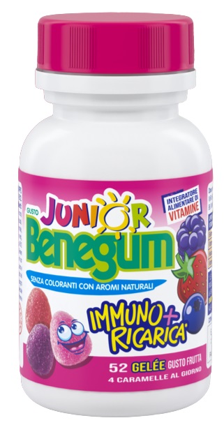 BENEGUM J IMMUNO + RICARICA FRUTTI ROSSI 156 G - Farmafamily.it
