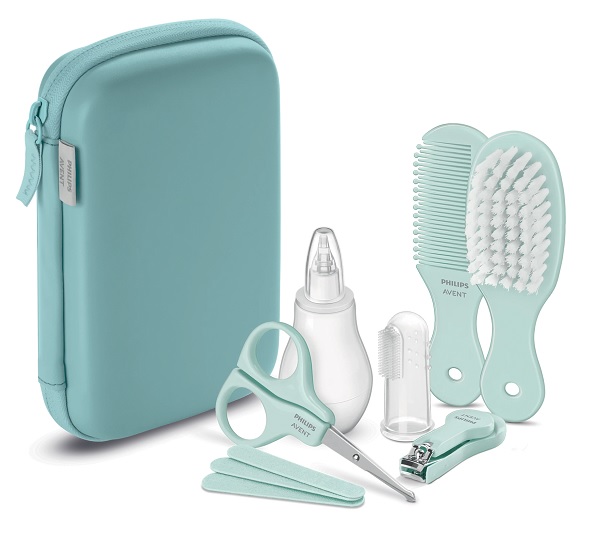 AVENT SET CURA BAMBINO 1 FORBICINA + 1 LIMETTA + 1 TAGLIUNGHIE + 1 SPAZZOLINO DA DITO + 1 PETTINE + 1 SPAZZOLA + 1 ASPIRATORE NASALE - Farmafamily.it