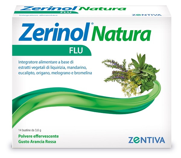 ZERINOL NATURA FLU 14 BUSTINE - Farmafamily.it
