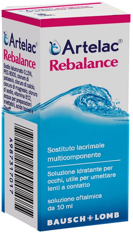GOCCE OCULARI MULTIDOSE ARTELAC REBALANCE SENZA CONSERVANTI 10 ML - Farmafamily.it