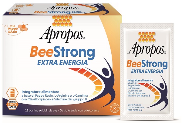 APROPOS BEESTRONG EXTRA ENERGIA 12 BUSTINE - Farmafamily.it