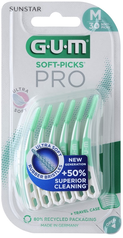 GUM SOFT PICK PRO MEDIUM 30 PEZZI - Farmafamily.it