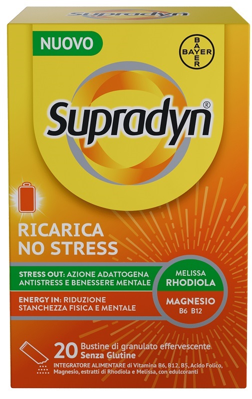 SUPRADYN RICARICA NO STRESS 20 BUSTINE - Farmafamily.it