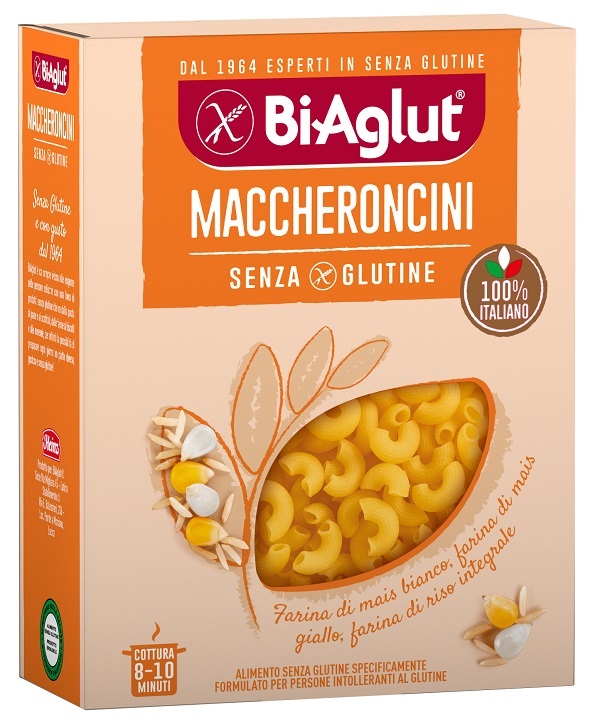 BIAGLUT PASTA SENZA GLUTINE MACCHERONCINI 400 G - Farmafamily.it