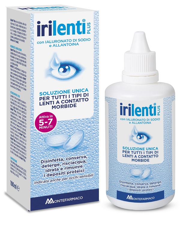 SOLUZIONE UNICA PER LENTI A CONTATTO IRILENTI 100 ML - Farmafamily.it
