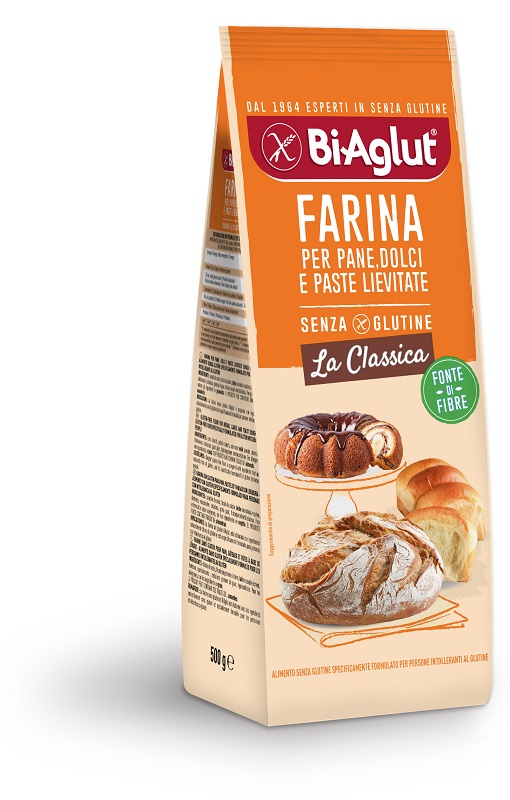 BIAGLUT FARINA SENZA GLUTINE CLASSICA 500 G - Farmafamily.it