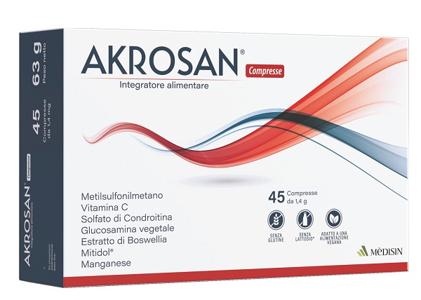 AKROSAN 45 COMPRESSE - Farmafamily.it