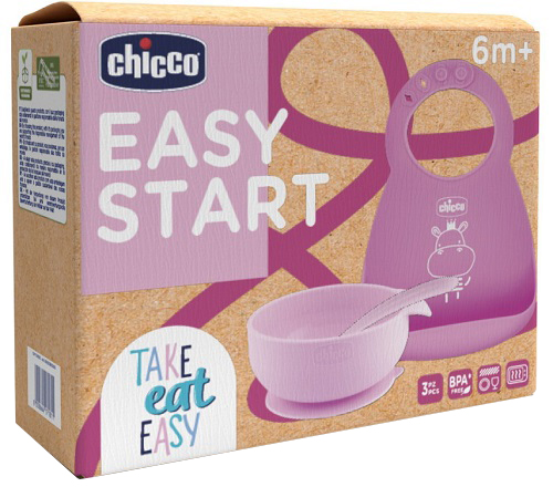 CH SET PAPPA SILICONE 6M+ ROSA - Farmafamily.it