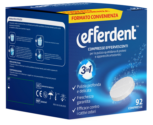 EFFERDENT 92 COMPRESSE EFFERVESCENTI - Farmafamily.it