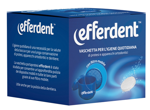 EFFERDENT VASCHETTA PORTAPROTESI - Farmafamily.it