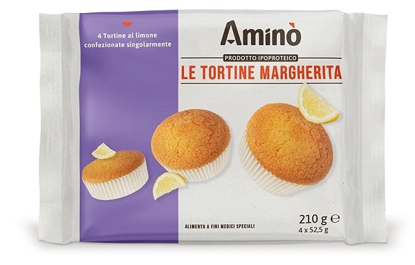 AMINO' LE TORTINE MARGHERITA 4 PEZZI X 52,5G - Farmafamily.it