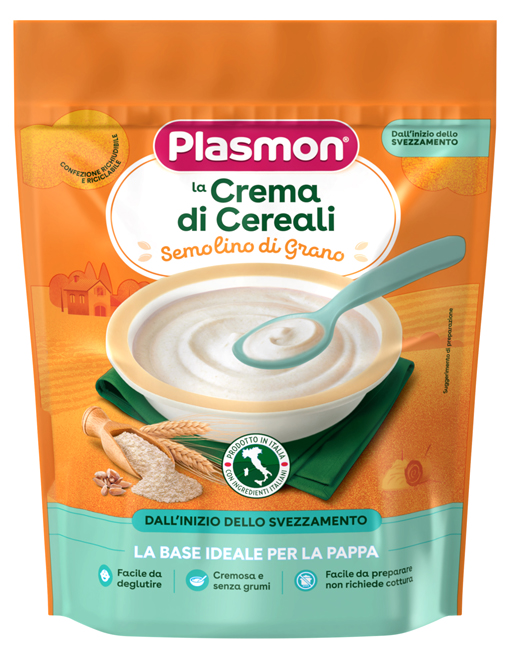 PLASMON CEREALI SEMOLINO DI GRANO 200 G - Farmafamily.it