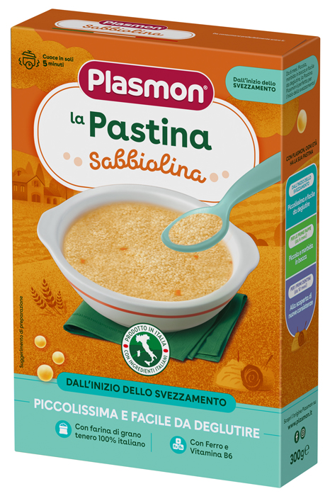 PLASMON PASTA SABBIOLINA 300 G - Farmafamily.it