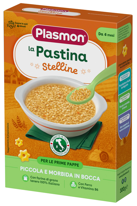 PLASMON PASTA STELLINE 300 G - Farmafamily.it