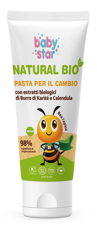 BABYSTAR PASTA CAMBIO PROTETTIVA NATURAL BIO 100 ML - Farmafamily.it