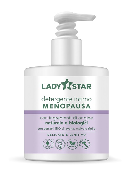 LADYSTAR DETERGENTE INTIMO DONNA IN MENOPAUSA 300 ML - Farmafamily.it