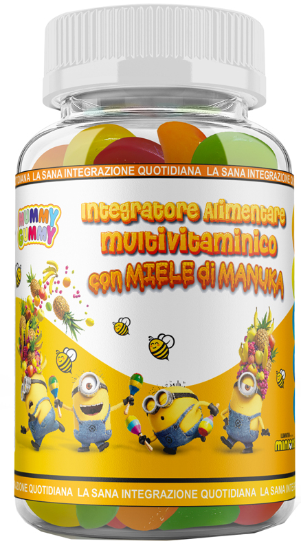 MUMMYGUMMY MULTIVITAMINICO CON MIELE DI MANUKA 60 GOMMOSE - Farmafamily.it