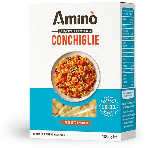 AMINO' CONCHIGLIE APROTEICHE 400 G - Farmafamily.it