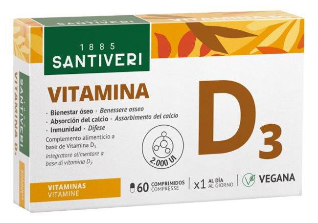 VITAMINA D3 2000UI VEGETALE 60 COMPRESSE - Farmafamily.it