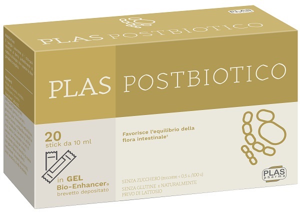 PLAS POSTBIOTICO 20 STICK PACK - Farmafamily.it