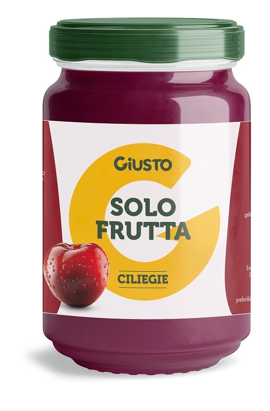 GIUSTO SOLO FRUTTA CONFETTURA CILIEGIE 220 G - Farmafamily.it