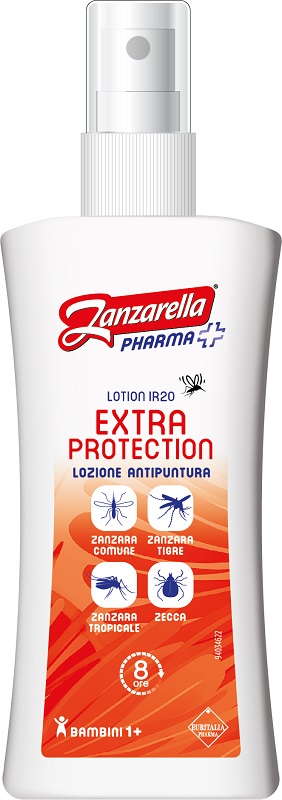 ZANZARELLA LOZIONE EXTRA PROTECTION 100 ML - Farmafamily.it