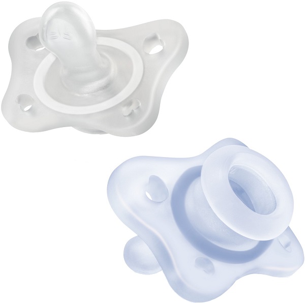 CHICCO GOMMOTTO MINI AZZURRO 0-2M 2 PEZZI - Farmafamily.it
