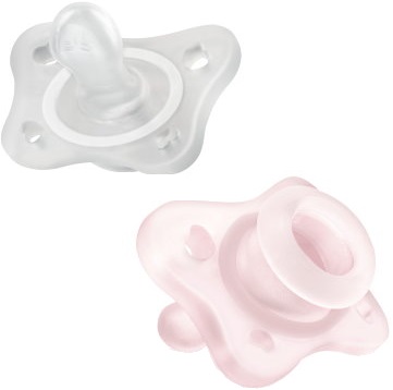 CHICCO GOMMOTTO MINI ROSA 0-2M 2 PEZZI - Farmafamily.it