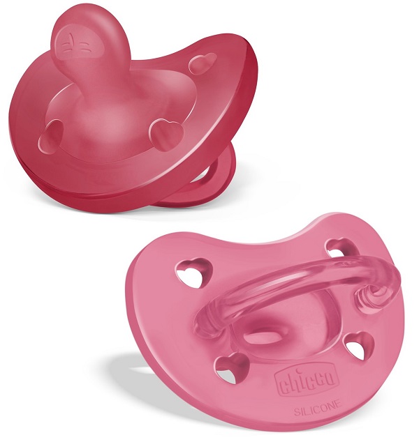 CHICCO GOMMOTTO SILICONE ROSA 16-36 MESI 2 PEZZI - Farmafamily.it