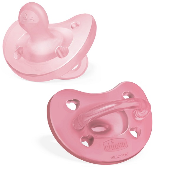 CHICCO GOMMOTTO SILICONE ROSA 6-16 MESI 2 PEZZI - Farmafamily.it