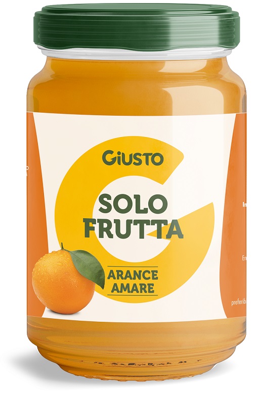 GIUSTO SOLO FRUTTA CONFETTURA ARANCE AMARE 220 G - Farmafamily.it