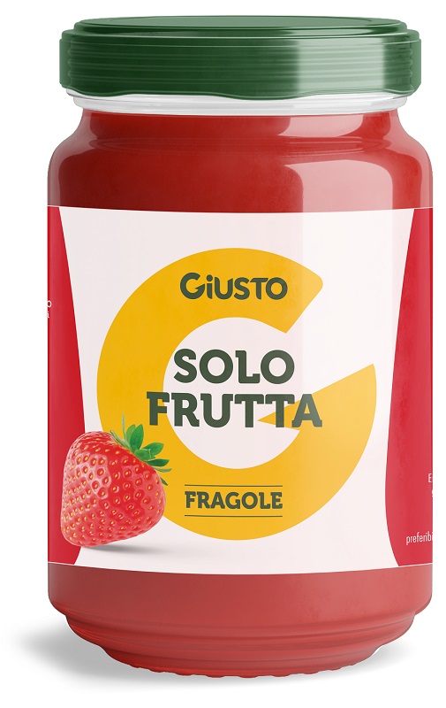 GIUSTO SOLO FRUTTA CONFETTURA FRAGOLE 220 G - Farmafamily.it