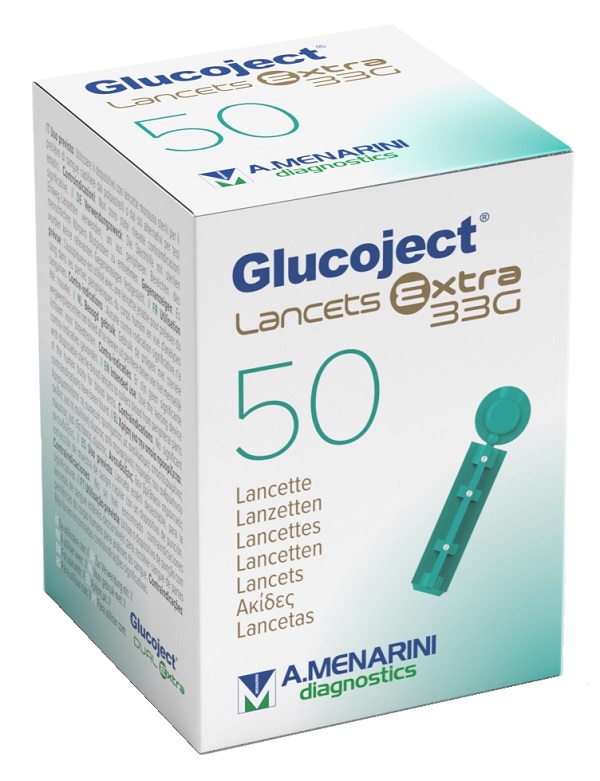 LANCETTA PUNGIDITO GLUCOJECT EXTRA GAUGE 33 50 PEZZI - Farmafamily.it