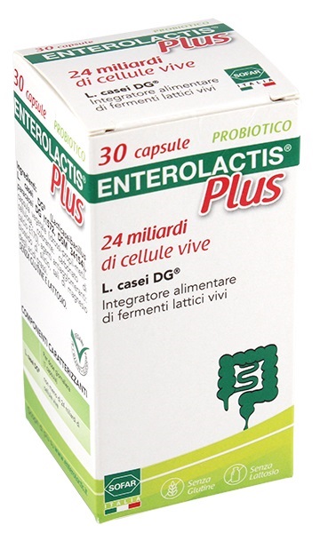 ENTEROLACTIS PLUS 30 CAPSULE - Farmafamily.it