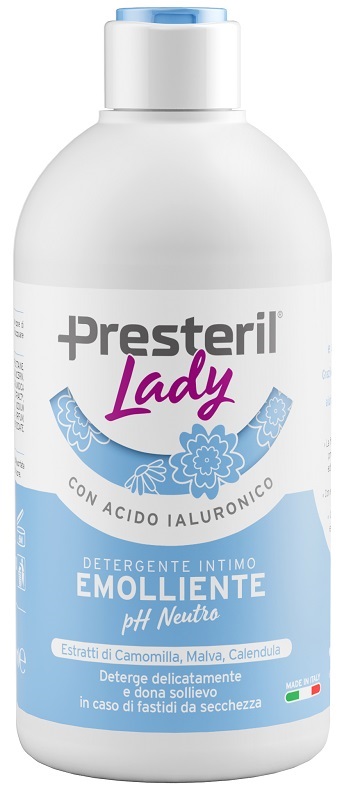 LADY PRESTERIL DETERGENTE INTIMO EMOLLIENTE/PH NEUTRO 500 M L - Farmafamily.it