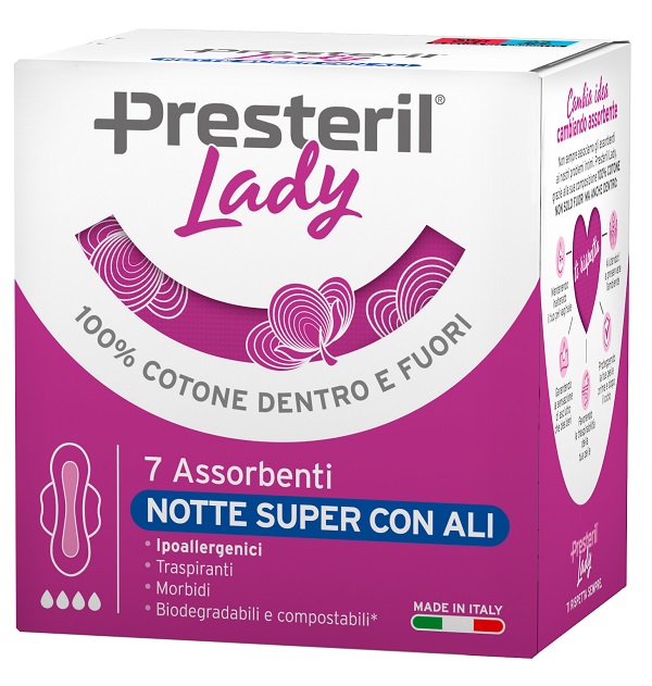 LADY PRESTERIL ASSORBENTI NOTTE SUPER ALI 7 PEZZI - Farmafamily.it