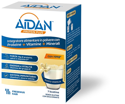 AIDAN PROTEIN PLUS VANIGLIA 7 BUSTINE - Farmafamily.it